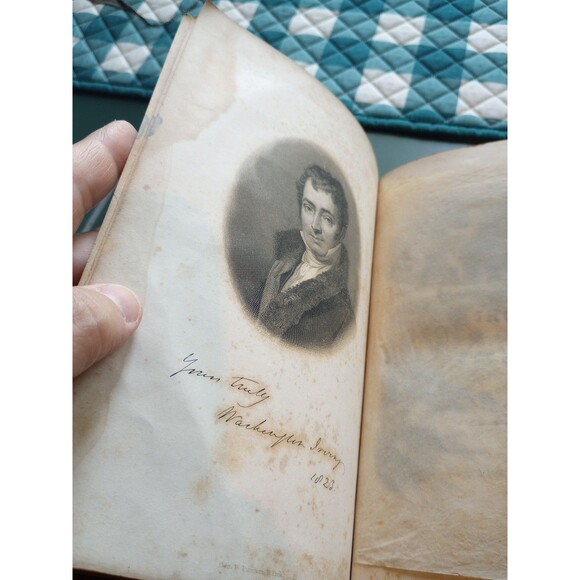 1848 The Sketchbook Of Geoffreycrayon Hardcover Original Designs By F.O.C Darley - Picture 5 of 8